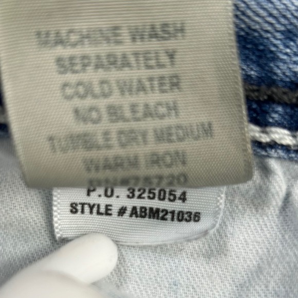 BKE Aiden Jeans Mens 32R Light Wash Slim Straight Leg Bootcut Denim Pants - Picture 7 of 13